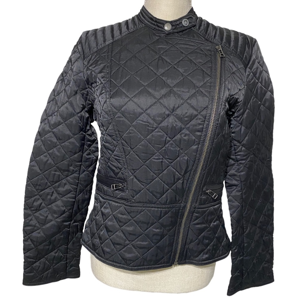 Andrew Charles Quilted Moto Jacket